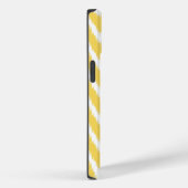 Coques Case-Mate iPhone Pale Yellow Asiatique Moods Ikat Chevrons (Verso / Droite)