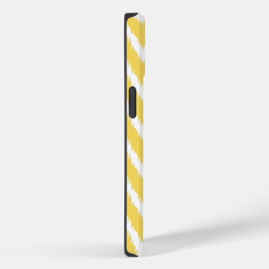 Coques Case-Mate iPhone Pale Yellow Asiatique Moods Ikat Chevrons (Verso / Droite)