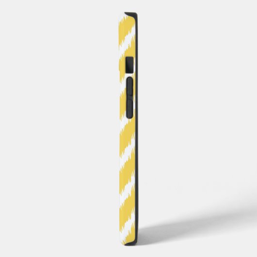 Coques Case-Mate iPhone Pale Yellow Asiatique Moods Ikat Chevrons (Verso / Gauche)