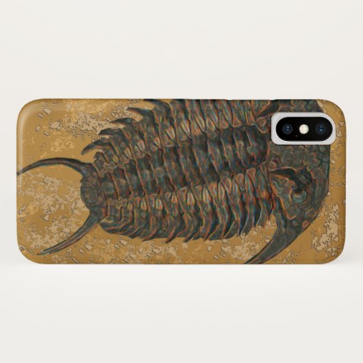 Coques Case-Mate iPhone "Paléo-chic" Ceraurus Fossil Trilobite (Dos (Horizontal))