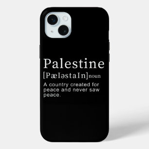 Coque iPhone 15 Mini Palestine Signification design Palestine Définitio