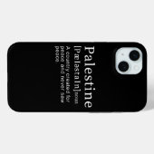 Coques Case-Mate iPhone Palestine Signification design Palestine Définitio (Verso (horizontal))