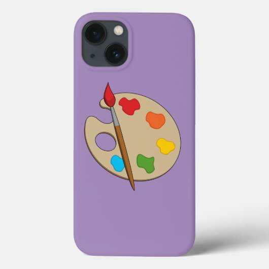 Coques Case-Mate iPhone Palette Artiste avec pinceau (Verso)