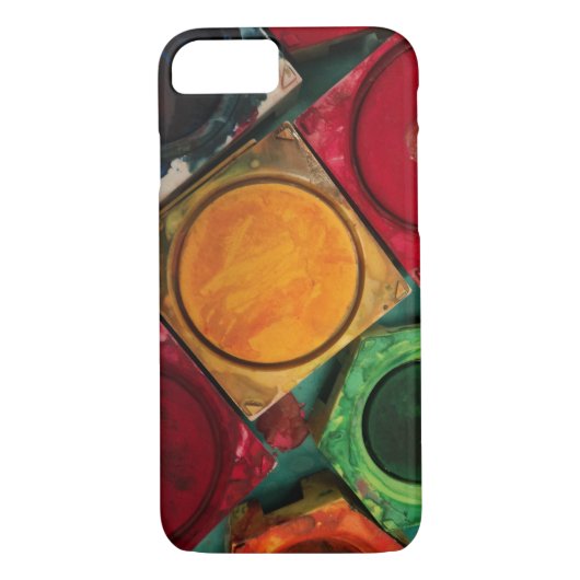 Coques Case-Mate iPhone Palette de boîte à peinture aquarelle pour artiste (Dos)