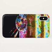 Coques Case-Mate iPhone PALETTE DE COULEUR ARTISTE, Noir (Dos (Horizontal))