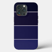 Coques Case-Mate iPhone  Palette de couleur ciel nocturne foncé (Verso)