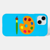 Coques Case-Mate iPhone Palette de peinture (Verso (horizontal))