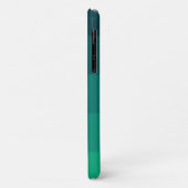 Coques Case-Mate iPhone palette de rayures vertes (Dos/Gauche)