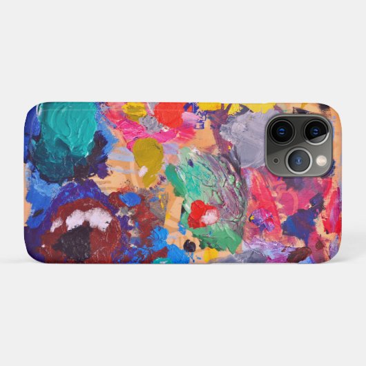 Coques Case-Mate iPhone Palette du peintre (Dos (Horizontal))