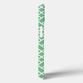 Coques Case-Mate iPhone Palm Beach Green Motif en bambou géométrique Monog (Verso / Droite)