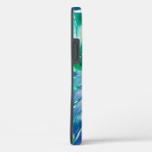 Coques Case-Mate iPhone Palm Frond Motif Tropical Nom personnalisé (Verso / Droite)