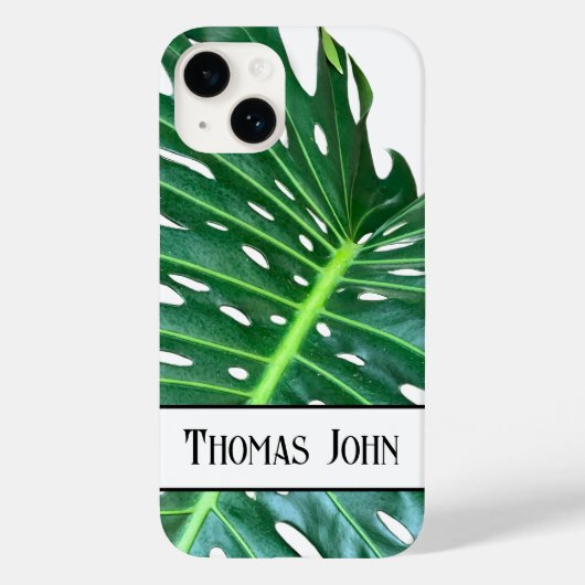 Coques Case-Mate iPhone Palm Leaf, feuillage tropical, forêt tropicale (Verso)