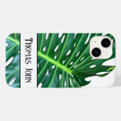 Coques Case-Mate iPhone Palm Leaf, feuillage tropical, forêt tropicale (Verso (horizontal))