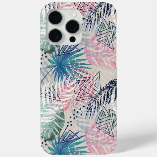 Coques Case-Mate iPhone Palm leaves, tropical, Botanical, leaves, jungle, (Verso)