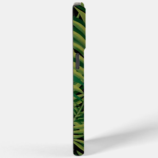 Coques Case-Mate iPhone Palm noir et vert Feuille esthétique (Verso / Droite)