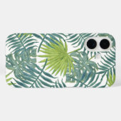 Coques Case-Mate iPhone Palm Tree Fronds Peinture hawaïenne (Verso (horizontal))