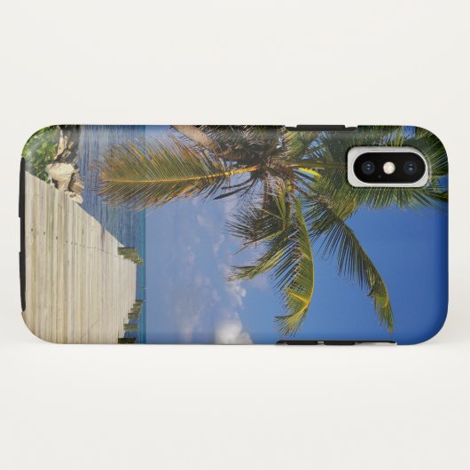 Coques Case-Mate iPhone Palm Tree Plage tropicale Océan (Dos (Horizontal))