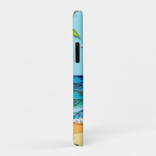 Coques Case-Mate iPhone Palm Trees on the Beach Personalized (Dos/Droite)