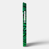 Coques Case-Mate iPhone Palme tropicale monogramme (Verso / Gauche)