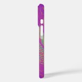 Coques Case-Mate iPhone Palmes de néon violet (Verso / Gauche)