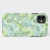 Coques Case-Mate iPhone Palmettes tropicales en pastel (Dos (Horizontal))