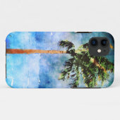 Coques Case-Mate iPhone Palmier Dans Une Tempête Tropicale (Dos (Horizontal))