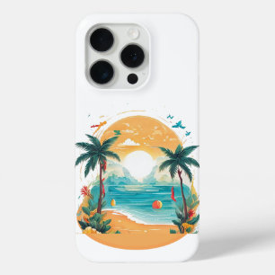 Coque iPhone 15 Pro Palmier de Sun Beach
