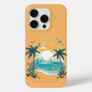 Coque iPhone 15 Pro Palmier de Sun Beach