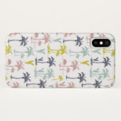 Coques Case-Mate iPhone Palmier en pastel par le motif de plage (Dos (Horizontal))