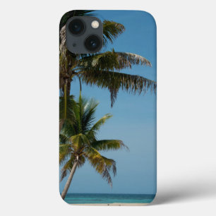 Coques Pour iPhone Palmier et plage de sable blanc