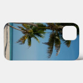 Coques Case-Mate iPhone Palmier et plage de sable blanc (Verso (horizontal))