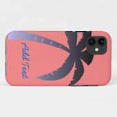 Coques Case-Mate iPhone Palmier personnalisé (Dos (Horizontal))