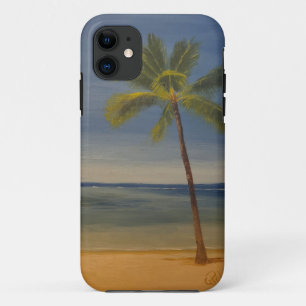 Case-Mate iPhone Case Palmier solitaire sur la plage, par Gary Poling