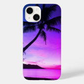 Coques Case-Mate iPhone Palmier sur l'île tropicale | Personnalisé (Verso)