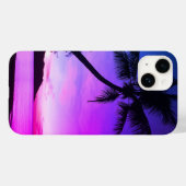 Coques Case-Mate iPhone Palmier sur l'île tropicale | Personnalisé (Verso (horizontal))