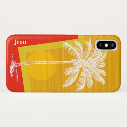 Coques Case-Mate iPhone Palmier tropical (Dos (Horizontal))