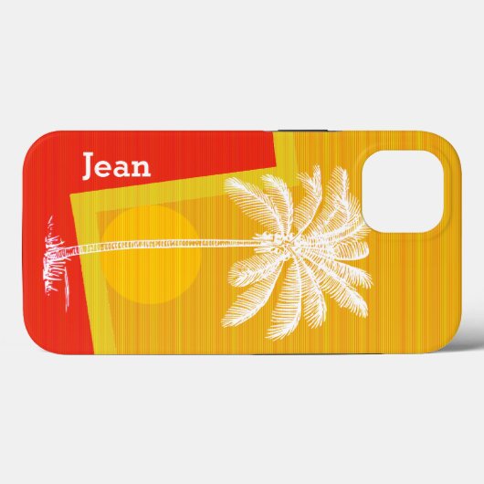 Coques Case-Mate iPhone Palmier tropical (Verso (horizontal))