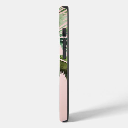 Coques Case-Mate iPhone Palmier Tropical Rose-Brut (Verso / Gauche)
