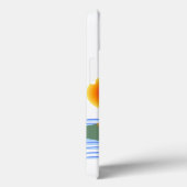 Coques Case-Mate iPhone Palmier tropical, Soleil, Vagues (Verso / Droite)