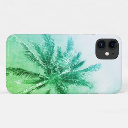 Coques Case-Mate iPhone Palmier Vert (Dos (Horizontal))