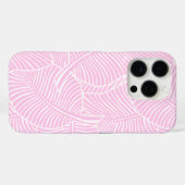 Coques Case-Mate iPhone Palmier Zebra Hawaïen Tropical Rose (Verso (horizontal))
