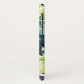 Coques Case-Mate iPhone Palmiers à crémaillère - Feuille fractionnée (Dos/Gauche)