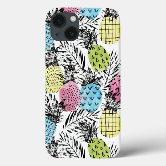 Coques Case-Mate iPhone Palmiers à grains d'ananas (Verso)