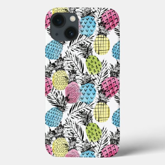 Coques Case-Mate iPhone Palmiers à grains d'ananas (Verso)