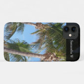 Coques Case-Mate iPhone Palmiers contre le ciel bleu (Dos (Horizontal))