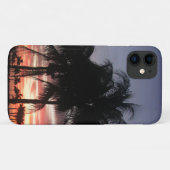 Coques Case-Mate iPhone Palmiers couchés de soleil (Dos (Horizontal))