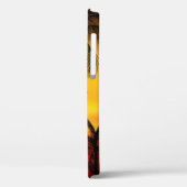 Coques Case-Mate iPhone Palmiers de plage tropicaux Personnalisés (Verso / Gauche)