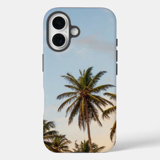 Coques Case-Mate iPhone Palmiers de vacances tropicaux (Verso)