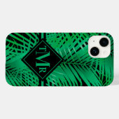 Coques Case-Mate iPhone Palmiers Monogrammes (Verso (horizontal))