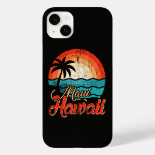 Coque Pour iPhone 14 Plus Palmiers Plage Hawaïenne